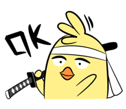 Little QQ samurai sticker #2974511