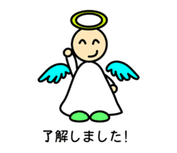 Cute angels and demons sticker #2976398