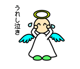 Cute angels and demons sticker #2976399