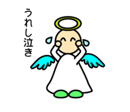 Cute angels and demons sticker #2976399