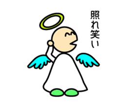Cute angels and demons sticker #2976400