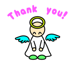 Cute angels and demons sticker #2976402