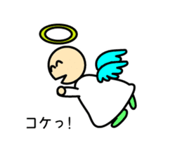 Cute angels and demons sticker #2976406