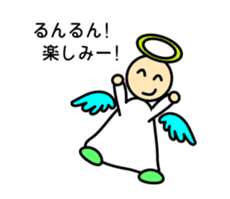 Cute angels and demons sticker #2976410