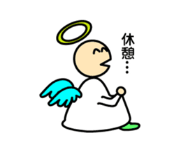 Cute angels and demons sticker #2976411
