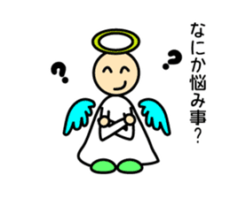 Cute angels and demons sticker #2976412