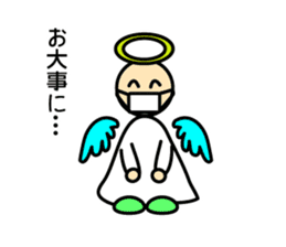 Cute angels and demons sticker #2976414