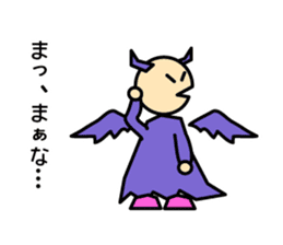 Cute angels and demons sticker #2976420