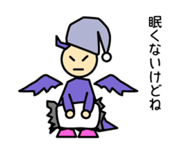 Cute angels and demons sticker #2976423