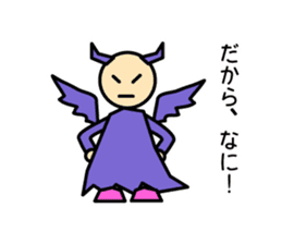 Cute angels and demons sticker #2976429