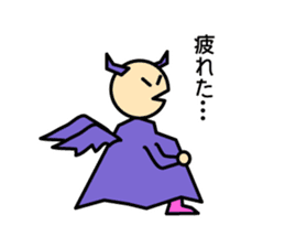 Cute angels and demons sticker #2976431