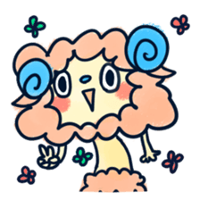 Playful sheep sticker #2976719