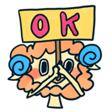 Playful sheep sticker #2976723