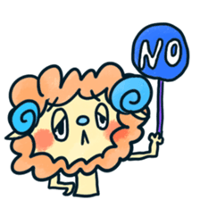 Playful sheep sticker #2976724