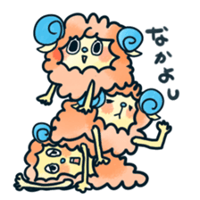 Playful sheep sticker #2976727