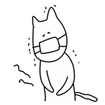 Very Sick Cat sticker #2977083