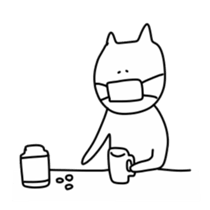 Very Sick Cat sticker #2977093