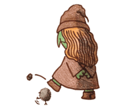 Bustling daily witch sticker #2977330