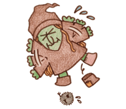 Bustling daily witch sticker #2977331