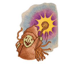 Bustling daily witch sticker #2977338