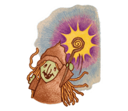 Bustling daily witch sticker #2977338
