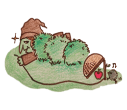 Bustling daily witch sticker #2977345