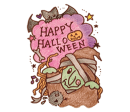 Bustling daily witch sticker #2977353