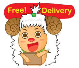 (For ONLINE SHOP)The sheep gang No.4 ENG sticker #2978381