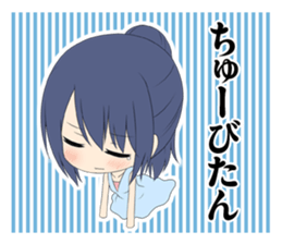 toyama Tsundere OL Hayatsuki okinawa sticker #2978418