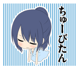 toyama Tsundere OL Hayatsuki okinawa sticker #2978418
