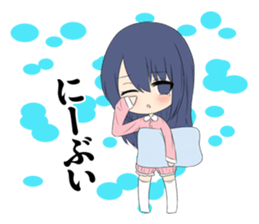 toyama Tsundere OL Hayatsuki okinawa sticker #2978420