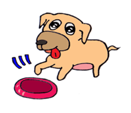 Dog roller sticker #2978517