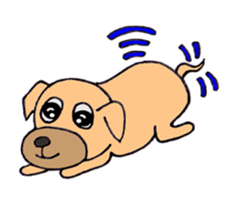 Dog roller sticker #2978519