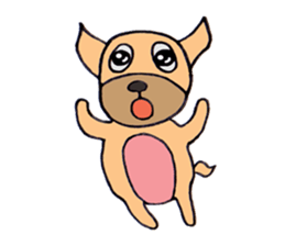 Dog roller sticker #2978521