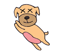 Dog roller sticker #2978530