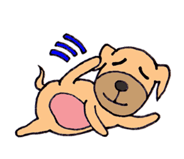 Dog roller sticker #2978545