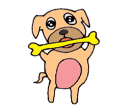 Dog roller sticker #2978548