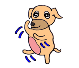 Dog roller sticker #2978549