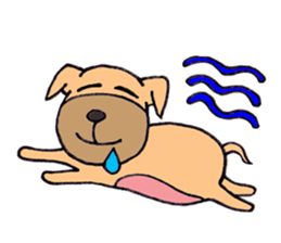 Dog roller sticker #2978550