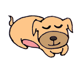 Dog roller sticker #2978552