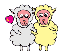 Sheep of Sally and friends sticker #2978797