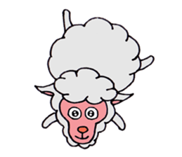 Sheep of Sally and friends sticker #2978799
