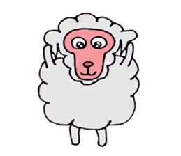 Sheep of Sally and friends sticker #2978806