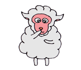 Sheep of Sally and friends sticker #2978807