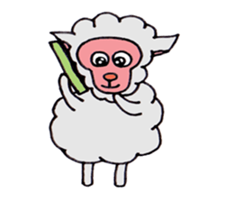 Sheep of Sally and friends sticker #2978812