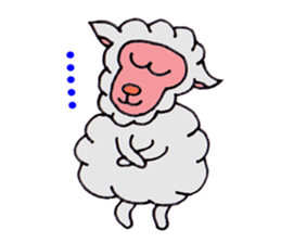 Sheep of Sally and friends sticker #2978816