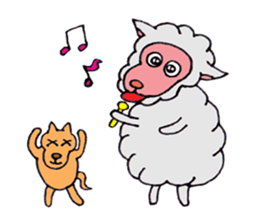 Sheep of Sally and friends sticker #2978817