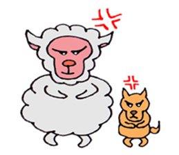 Sheep of Sally and friends sticker #2978819