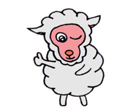 Sheep of Sally and friends sticker #2978825