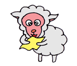 Sheep of Sally and friends sticker #2978827